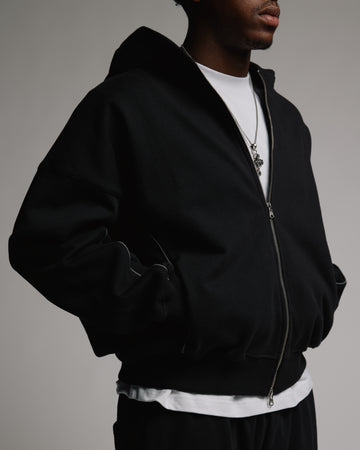 Arc Zip Hoodie - Black