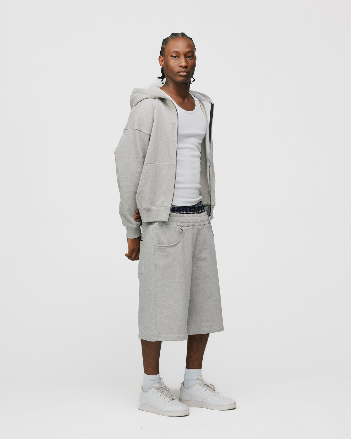 Boxer Sweatshorts - Grey