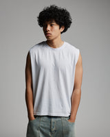 Cropped Tank Top - White