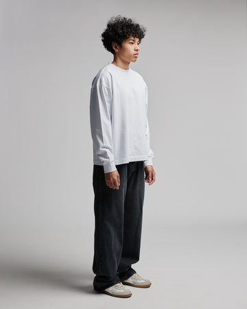 Cropped Long Sleeve - White