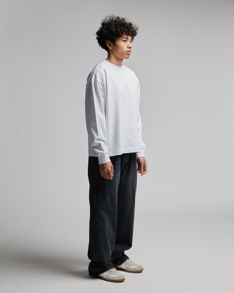 Cropped Long Sleeve - White