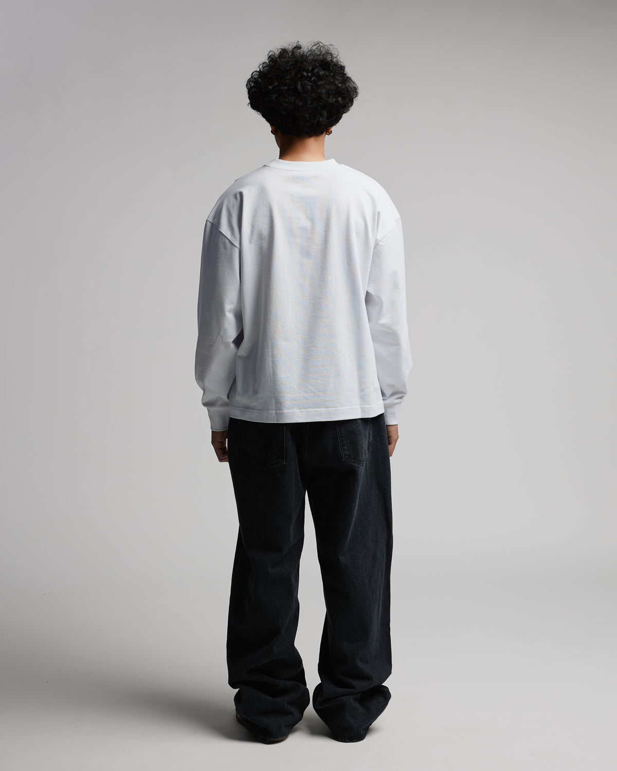 Cropped Long Sleeve - White