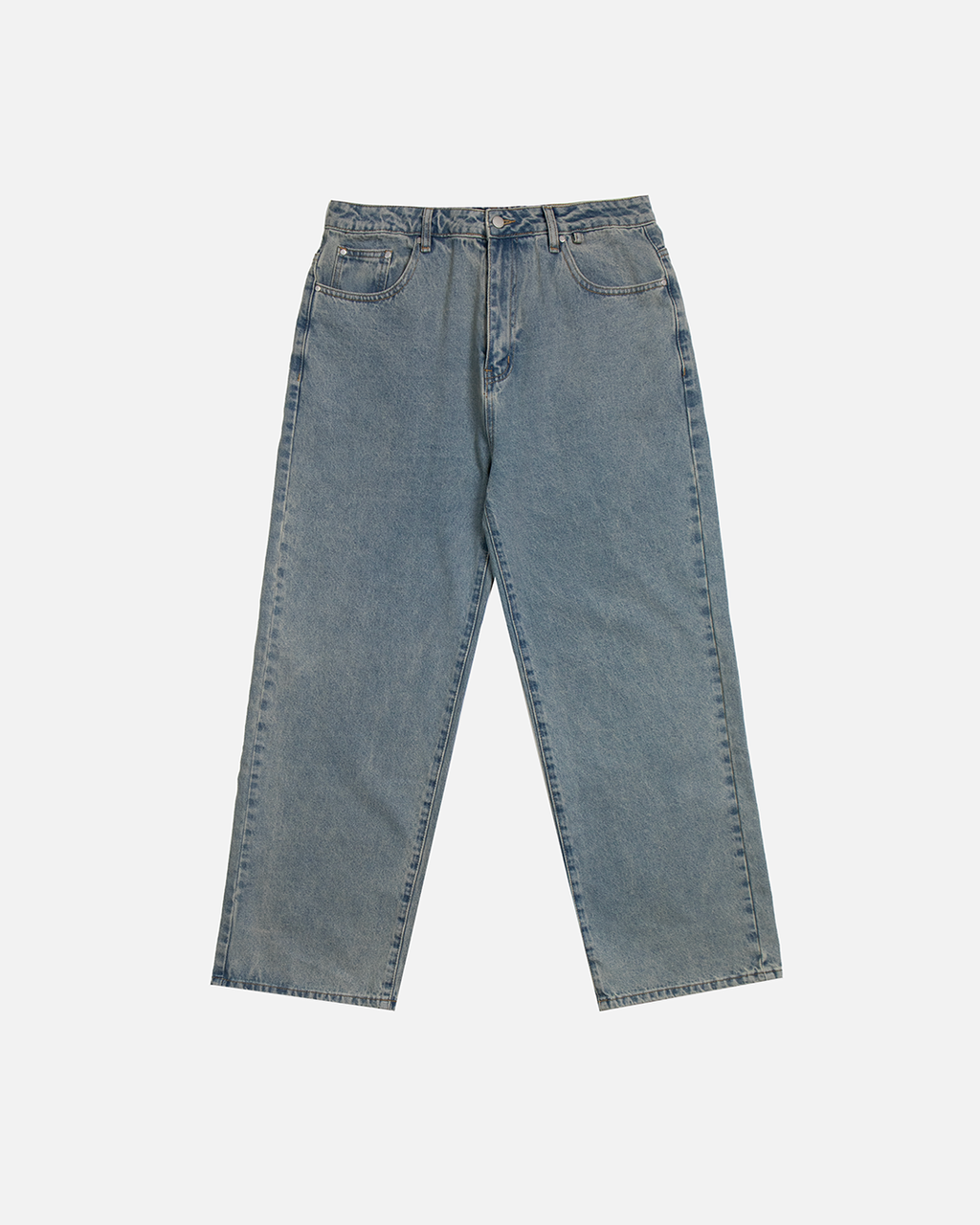 【BOK PLACE】Light blue washing long wide yes denim pants Labakihah jeans for women Women Mopping Denim Wide Leg Pants