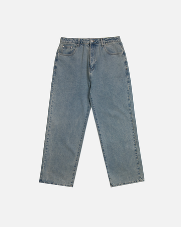 Baggy Denim Pants - Washed Blue