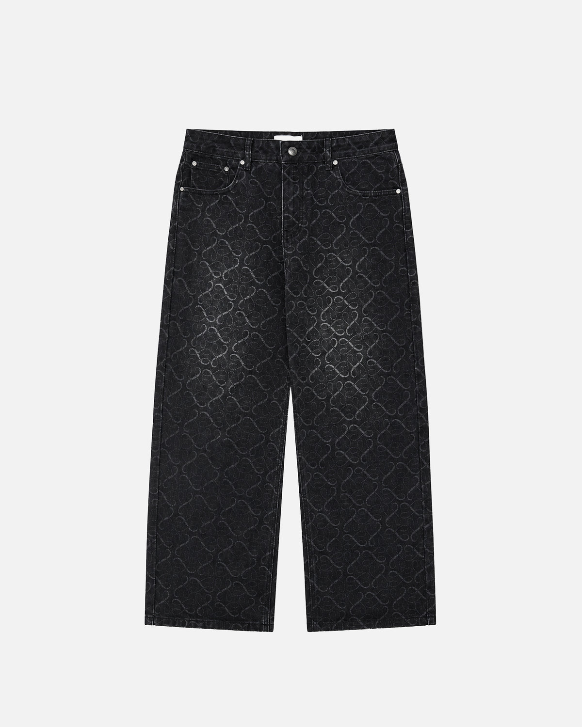 Baggy Laser Denim - Washed Black