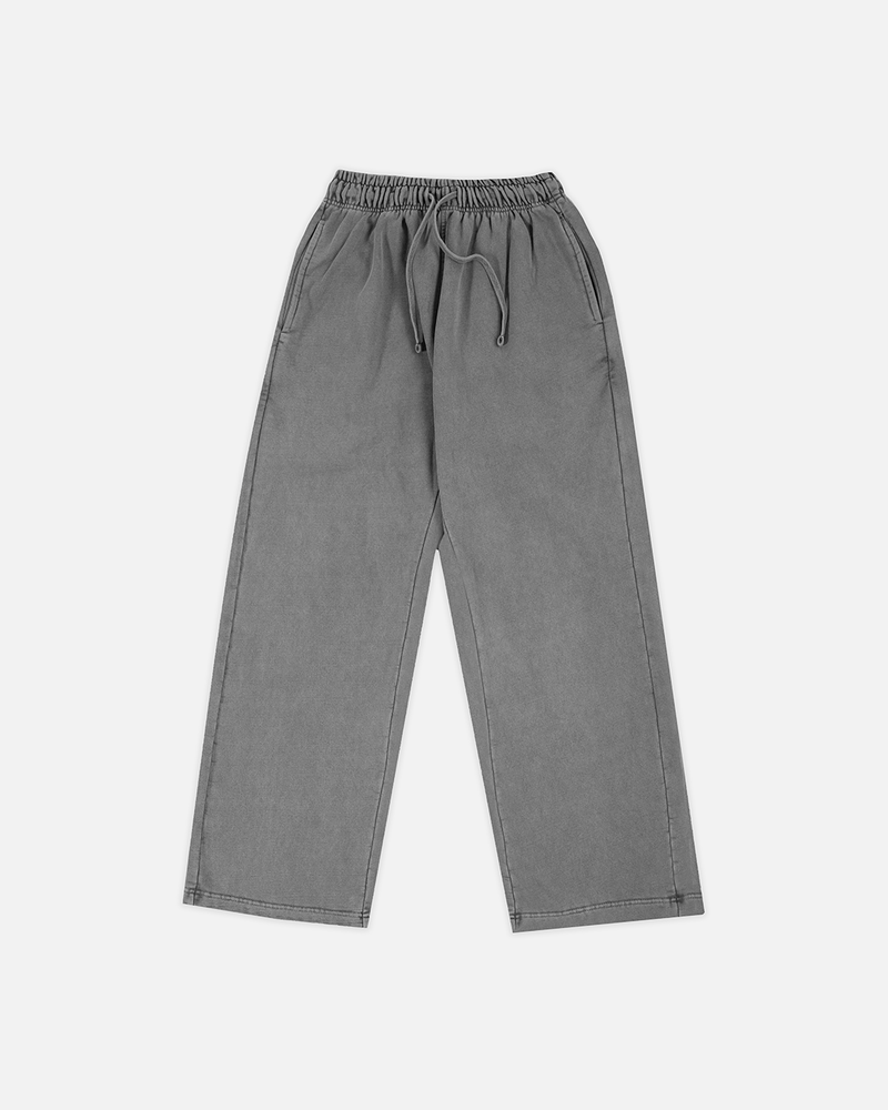 Grey sweatpants baggy on sale