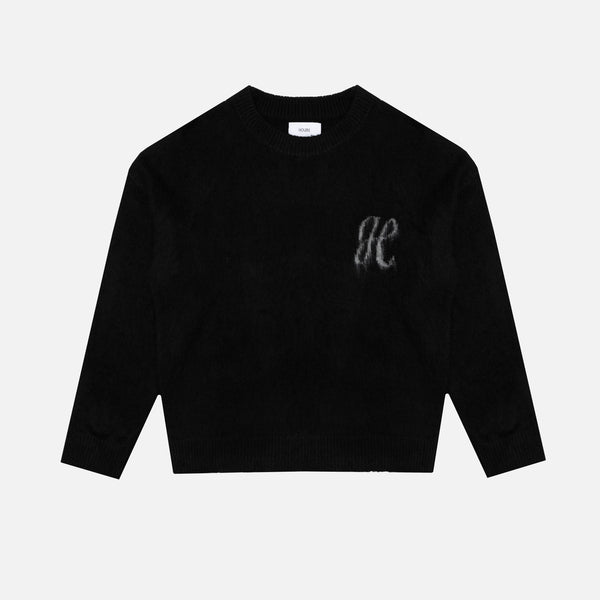 STRONG×SHOOP MOHAIR SHIRT BLACK M STRONG×SHOOP MOHAIR SHIRT BLACK