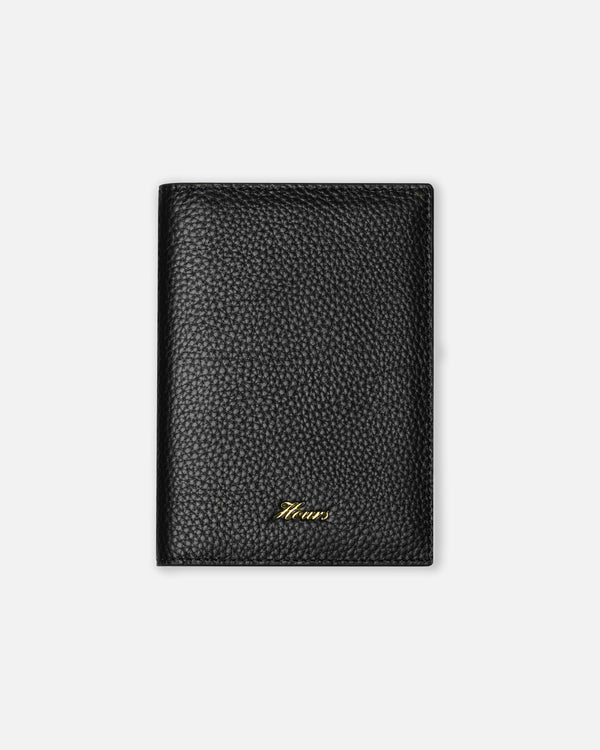 Signature Passport Holder - Black