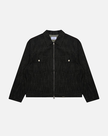 Raw Denim Jacket - Black