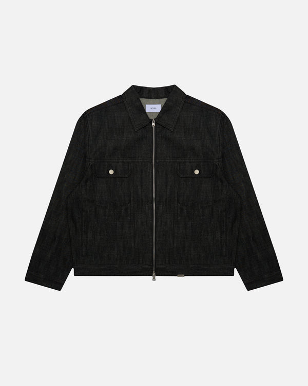 Raw Denim Jacket - Black