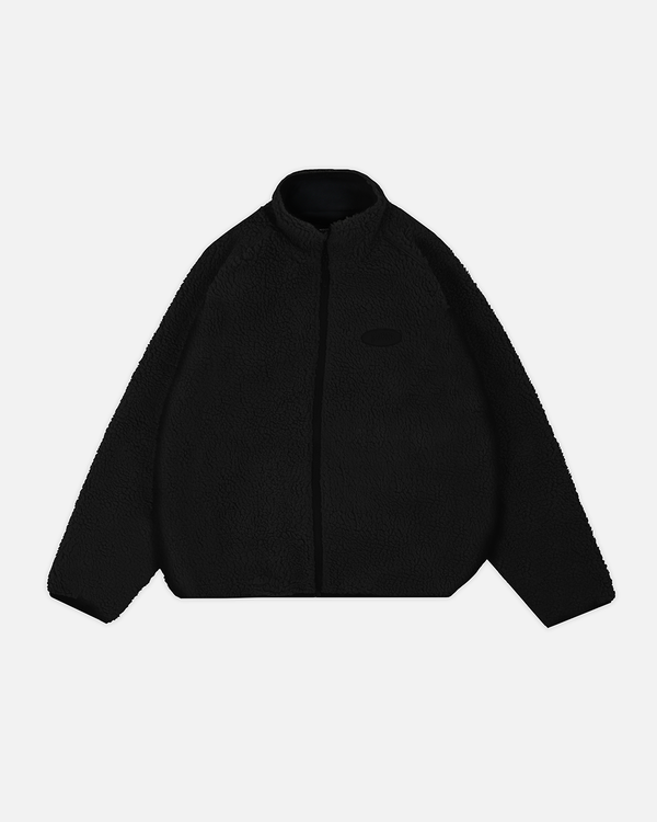 Sherpa Full Zip - Black