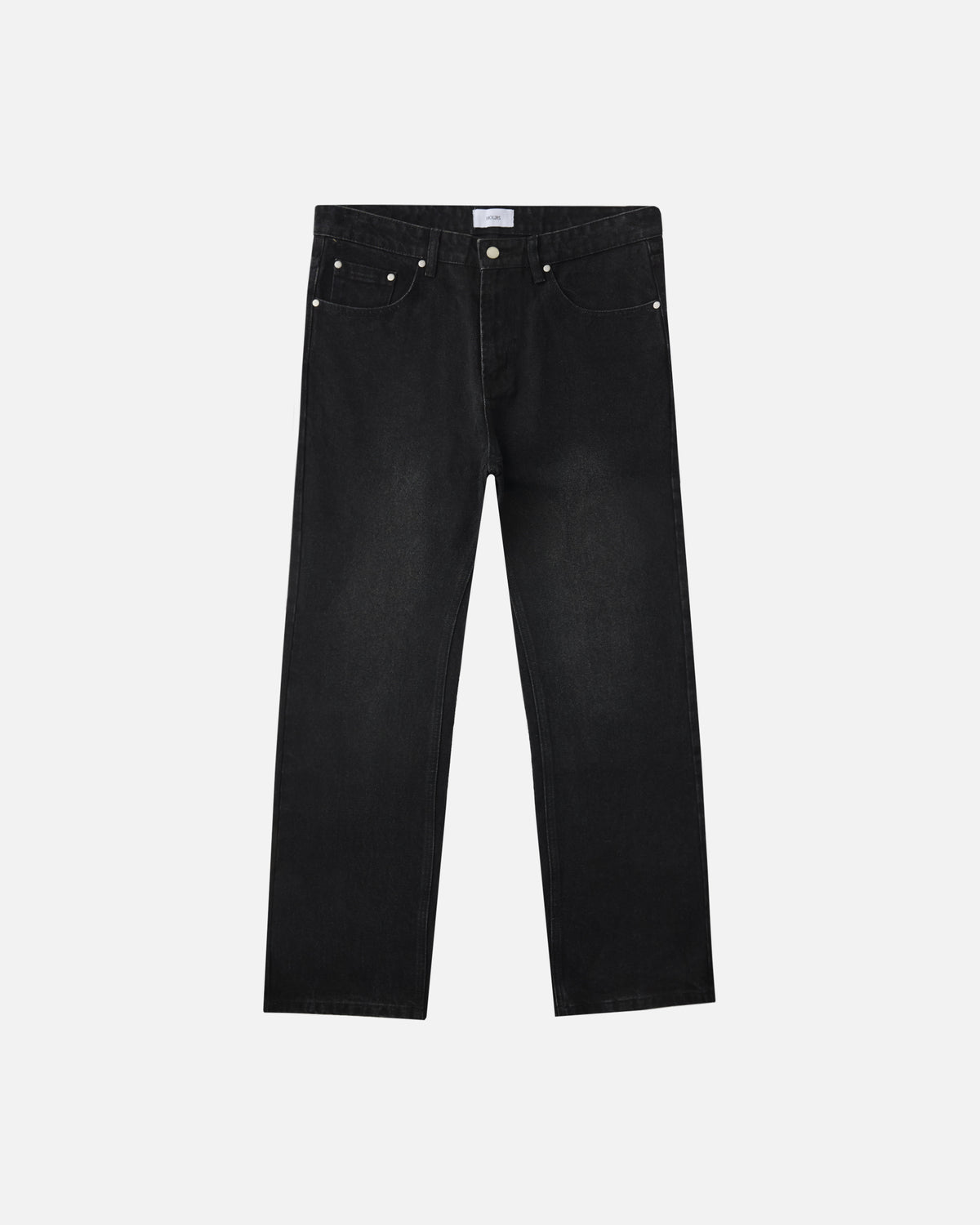 Slim Denim Pants - Washed Black