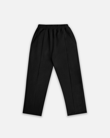Pleated Sweatpants - Black