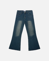 Flare Denim Pants - Mid Blue