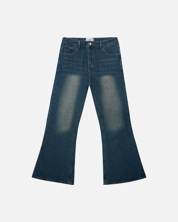 Flare Denim Pants - Mid Blue