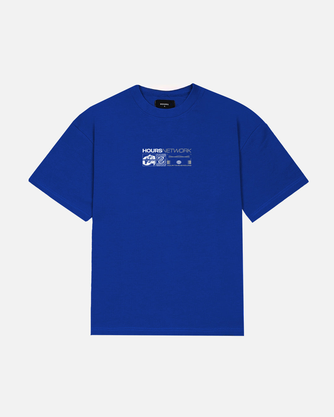 Hours Network T-Shirt - Royal Blue