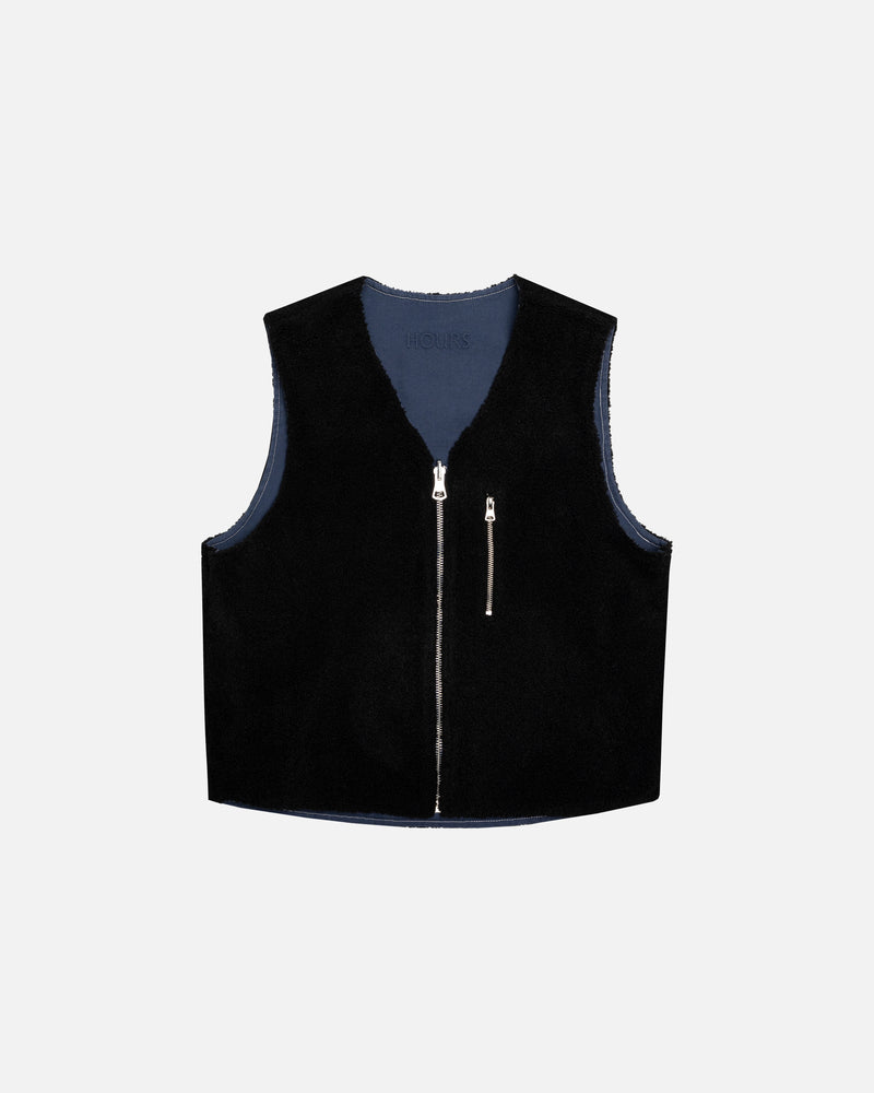 Reversible Workwear Vest - Washed Blue
