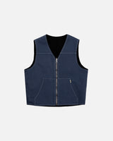Reversible Workwear Vest - Washed Blue