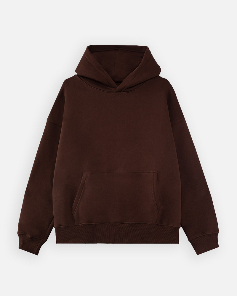Brown hoodie top