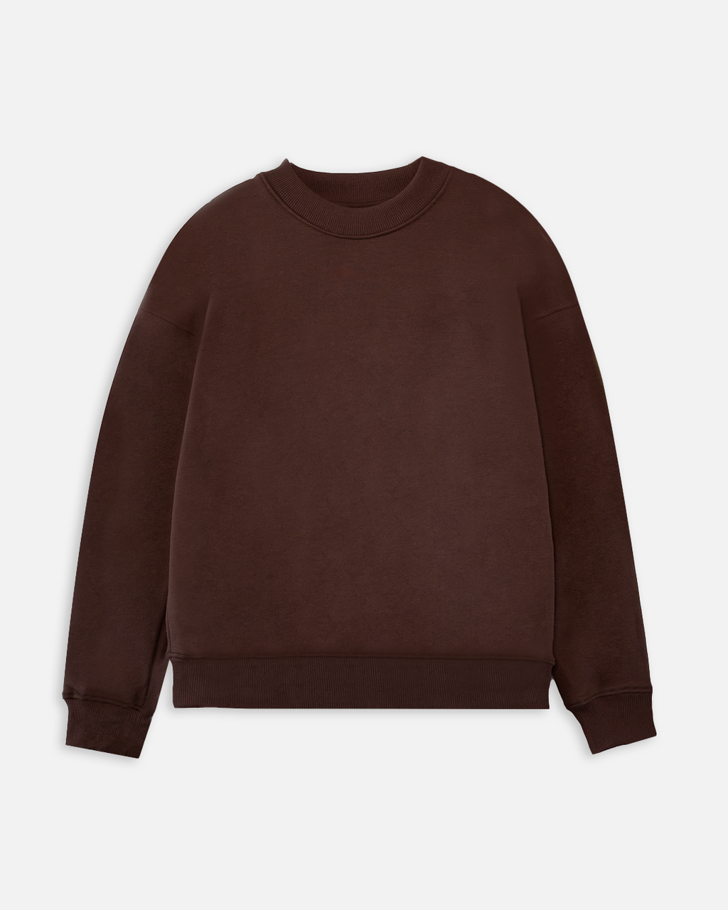 Brown crew neck sweater online
