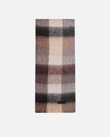 Oversized Scarf - Burgundy/Grey