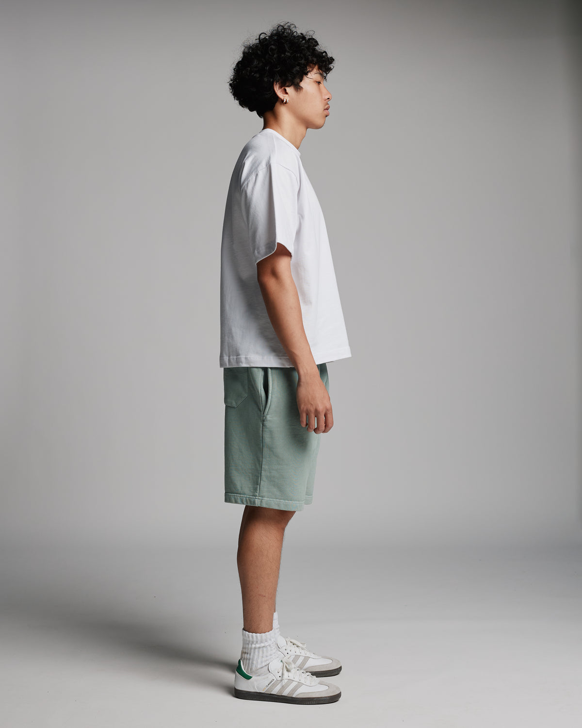Cotton Shorts - Vintage Sage