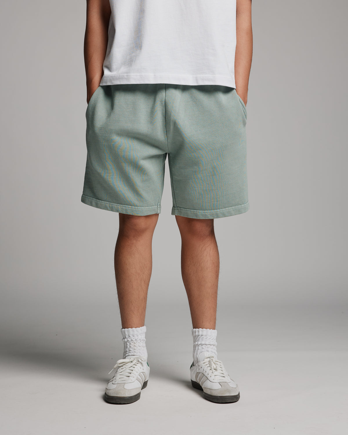 Cotton Shorts - Vintage Sage