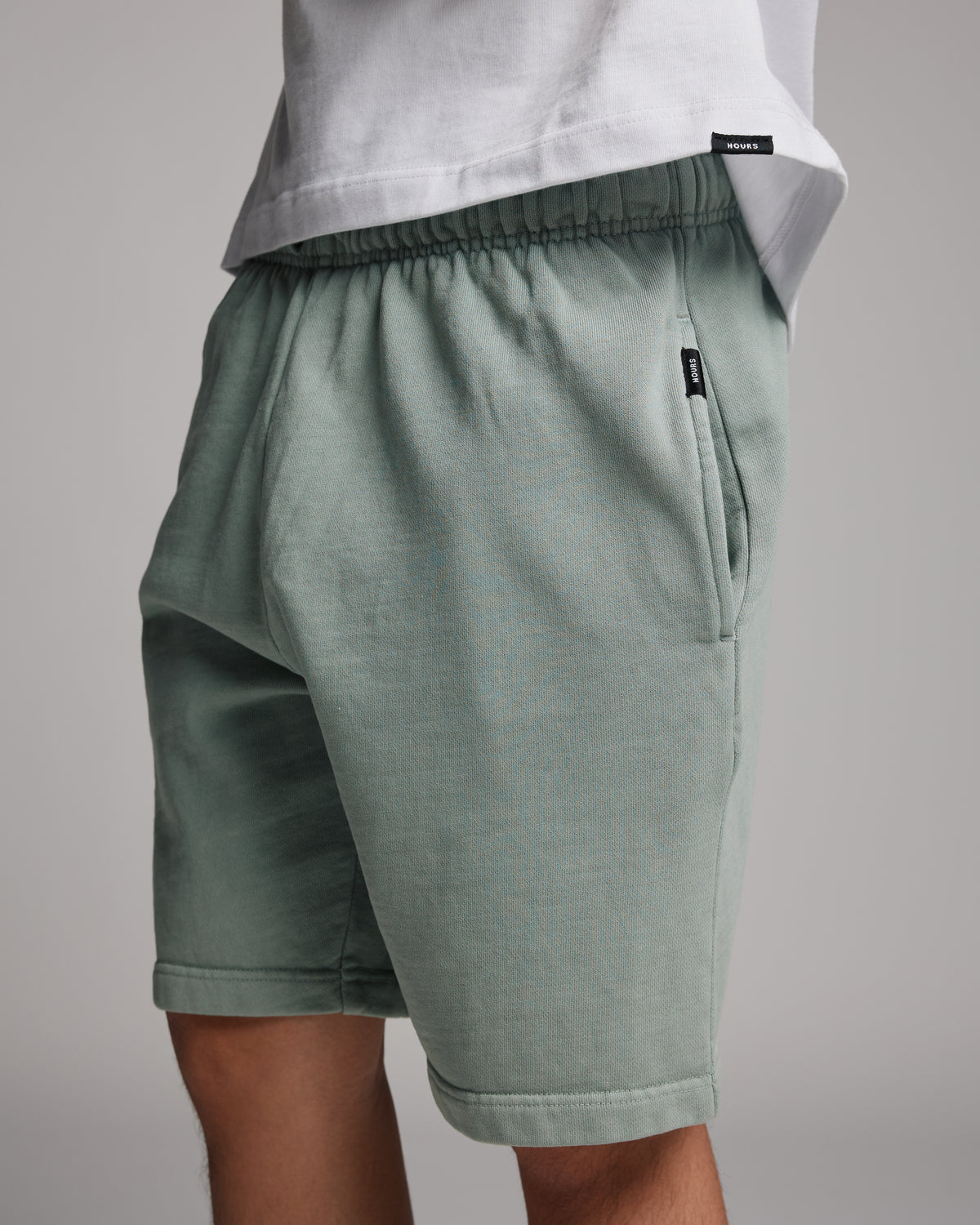 Cotton Shorts - Vintage Sage