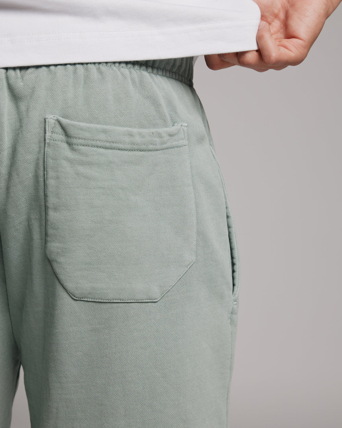 Cotton Shorts - Vintage Sage