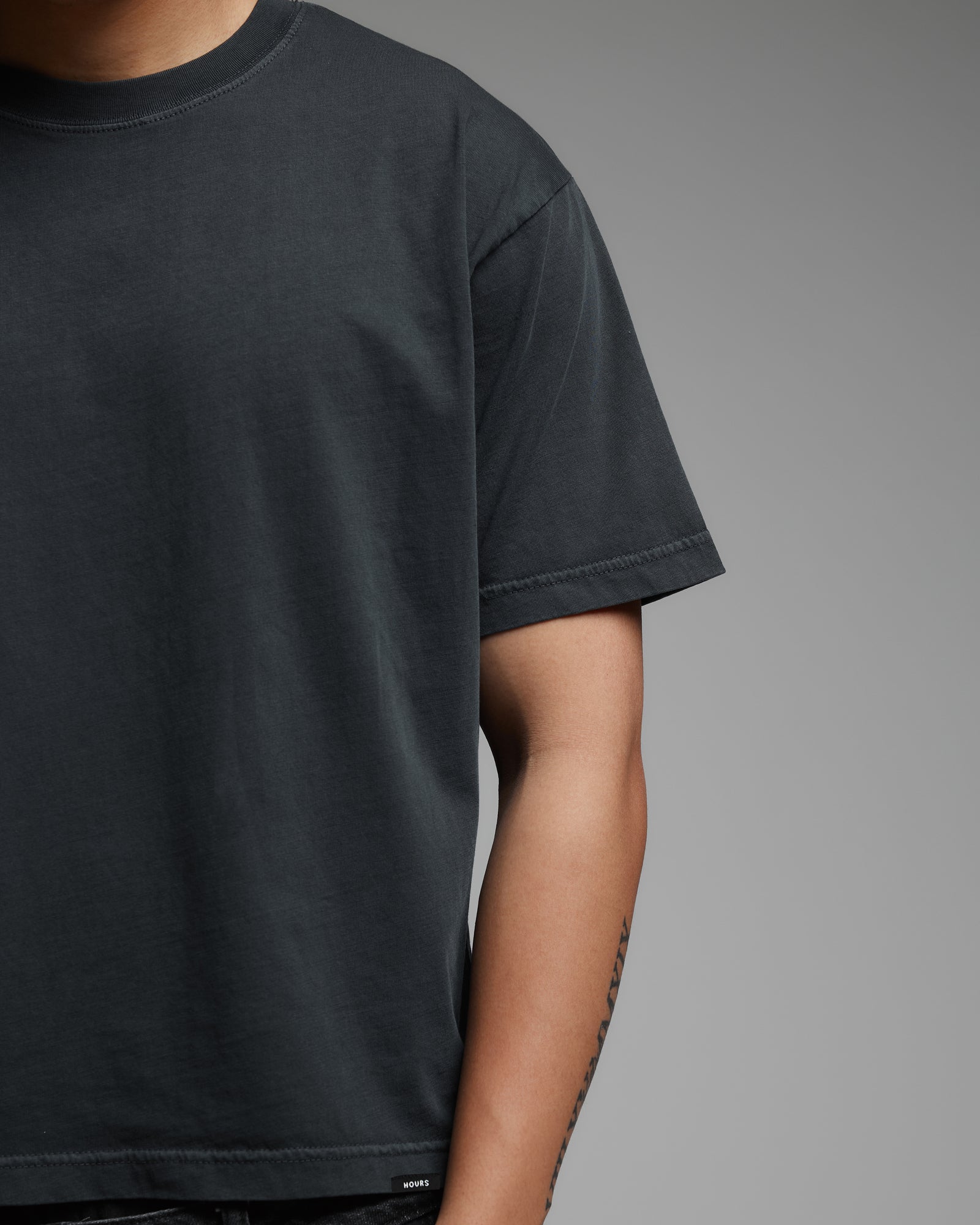 Baby T-Shirt - Washed Black – Hours