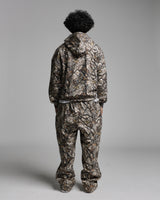 Drop Shoulder Hoodie - Camo