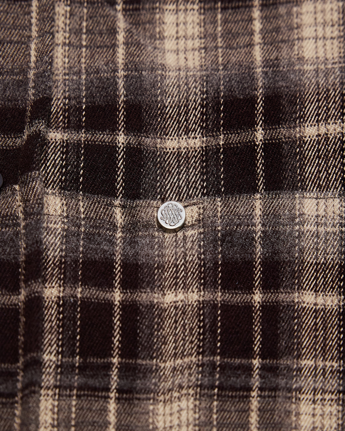 Cropped Flannel - Brown