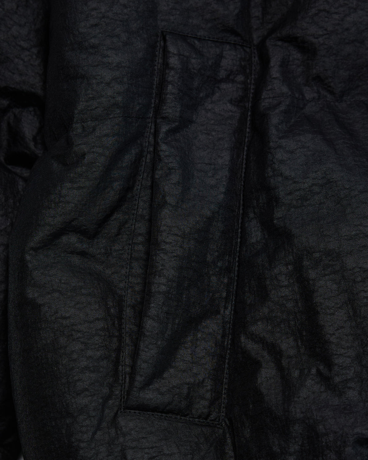Hooded Puffer Jacket - Black
