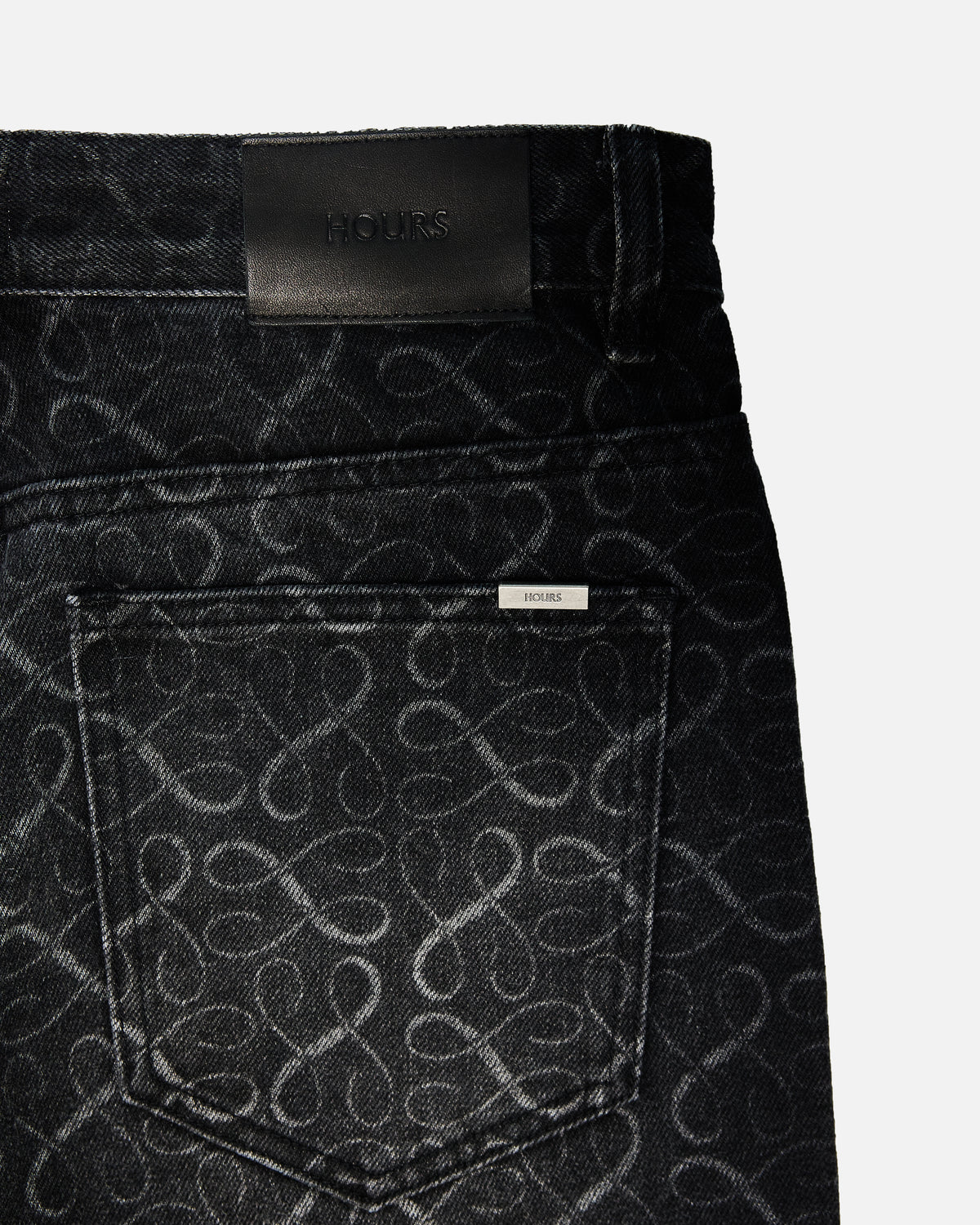 Baggy Laser Denim - Washed Black