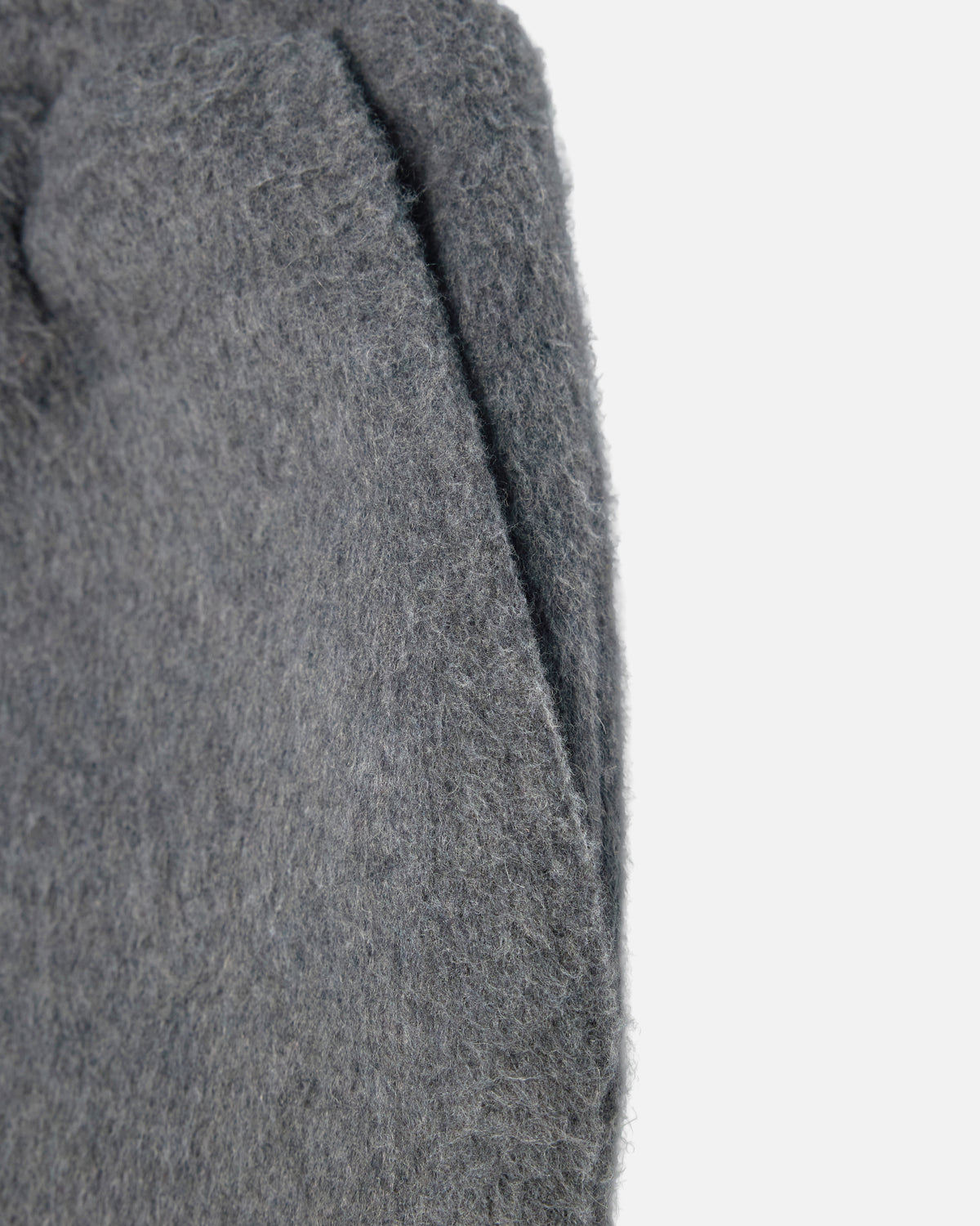 Wool Baggy Pant - Grey