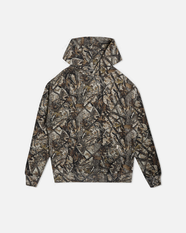 Drop Shoulder Hoodie - Camo