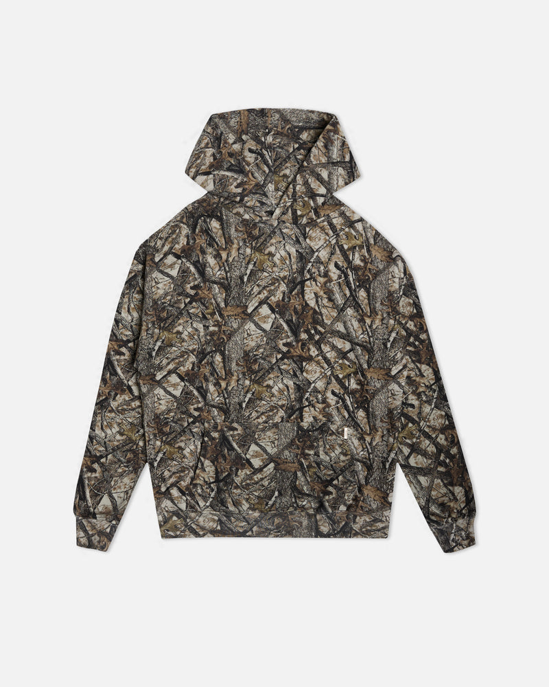 Drop Shoulder Hoodie - Camo