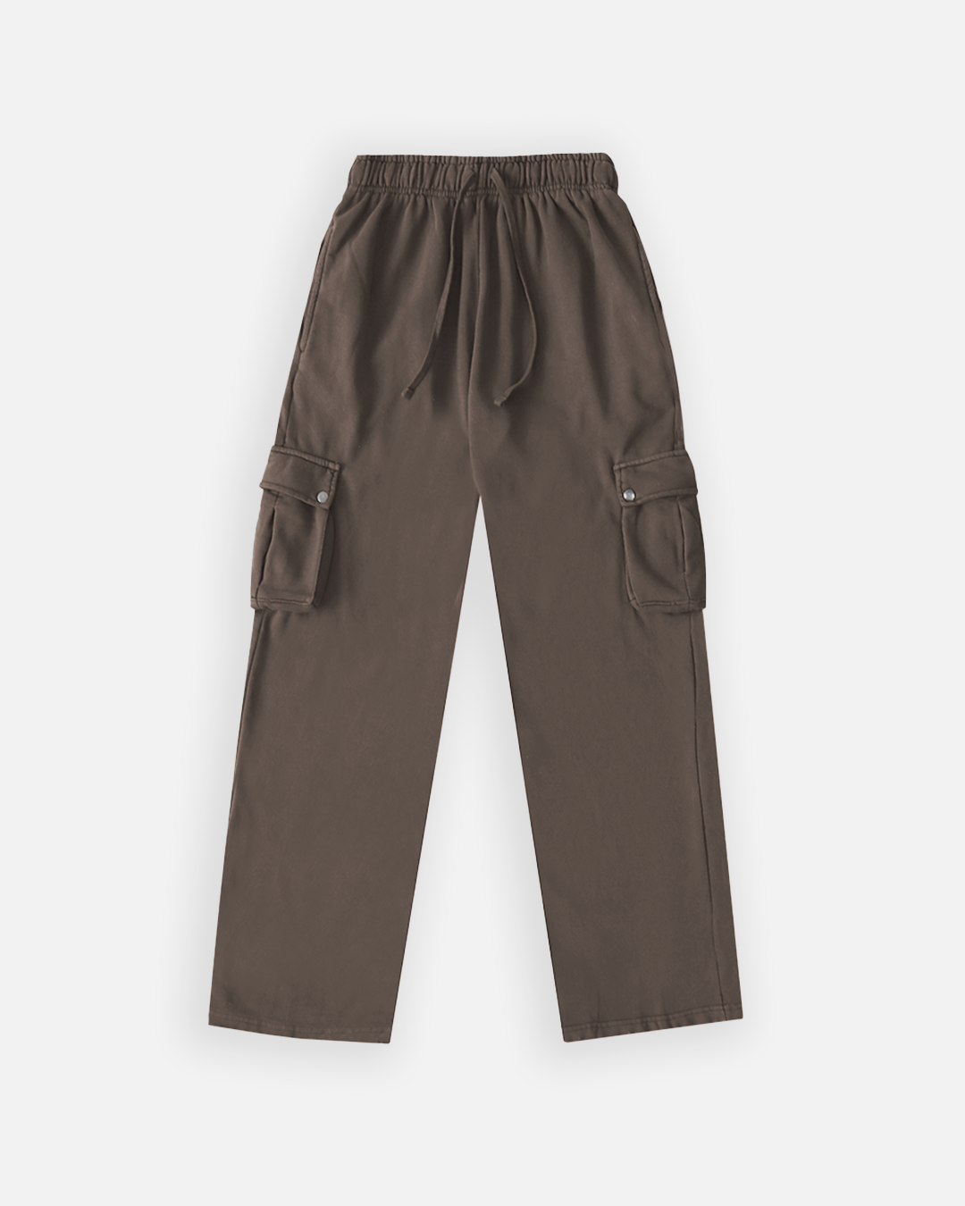 Baggy Cargo Sweatpants - Vintage Brown