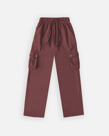 Cargo Sweatpants - Vintage Burgundy