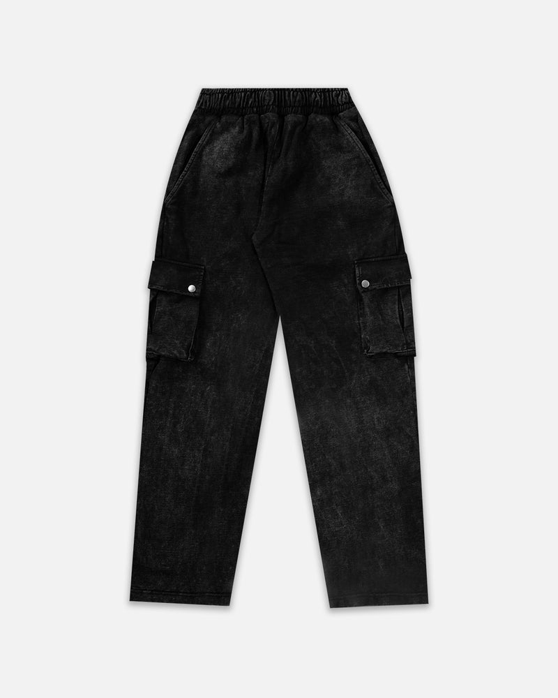 Cargo Sweatpants - Washed Black