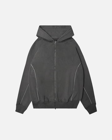 Arc Zip Hoodie - Charcoal Arc Zip Hoodie - Charcoal