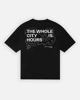 City is Hours T-Shirt - Black