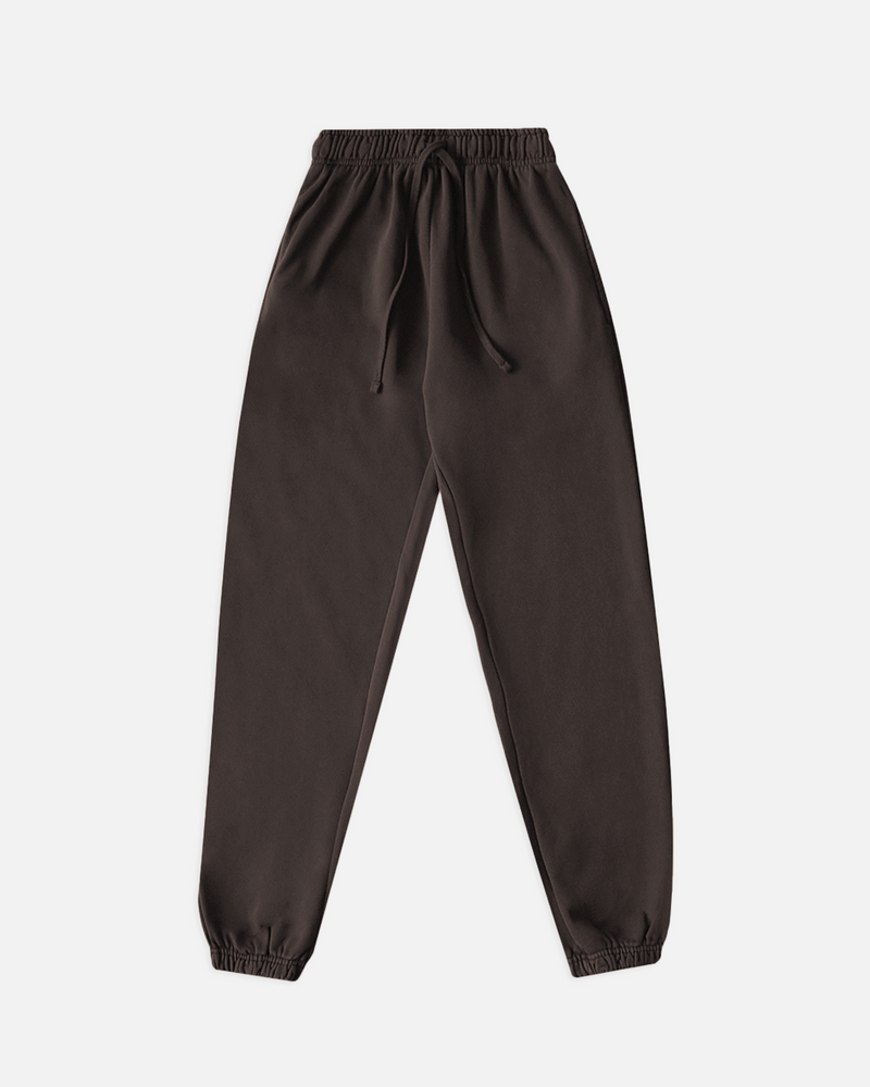 Dark brown sweatpants sales