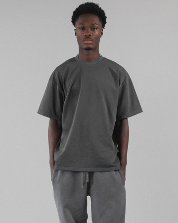 Drop Shoulder T-Shirt - Vintage Grey