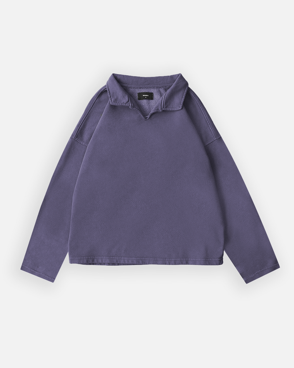 ☆YALE☆ COMFORT COOL SLIT NECK POLO KNIT VINTAGE PURPLE YEM TYJ18CH23xMAUVExPrimary_115616