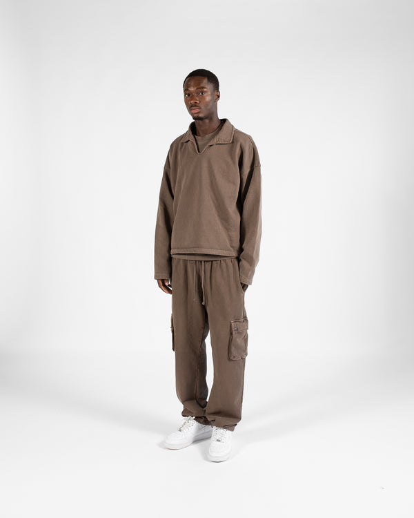 Cargo Sweatpants - Vintage Brown