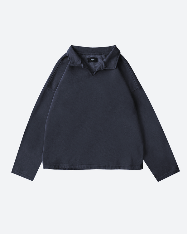 Collared Sweater - Vintage Navy