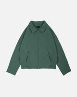 Collared Full Zip - Vintage Green