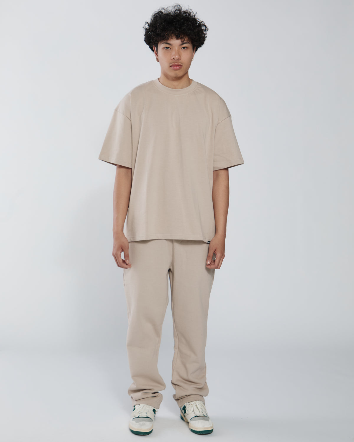 Open Bottom Sweatpants - Desert