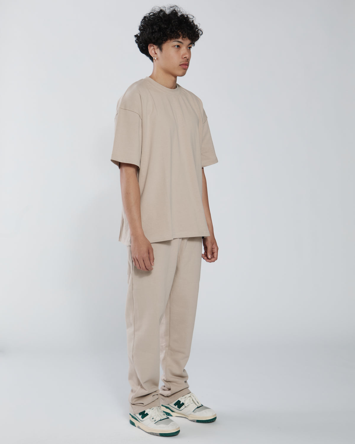 Open Bottom Sweatpants - Desert